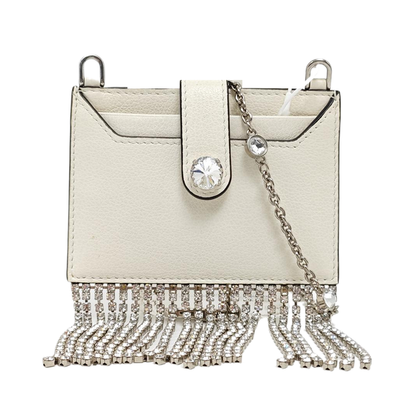 Fringed Calfskin White