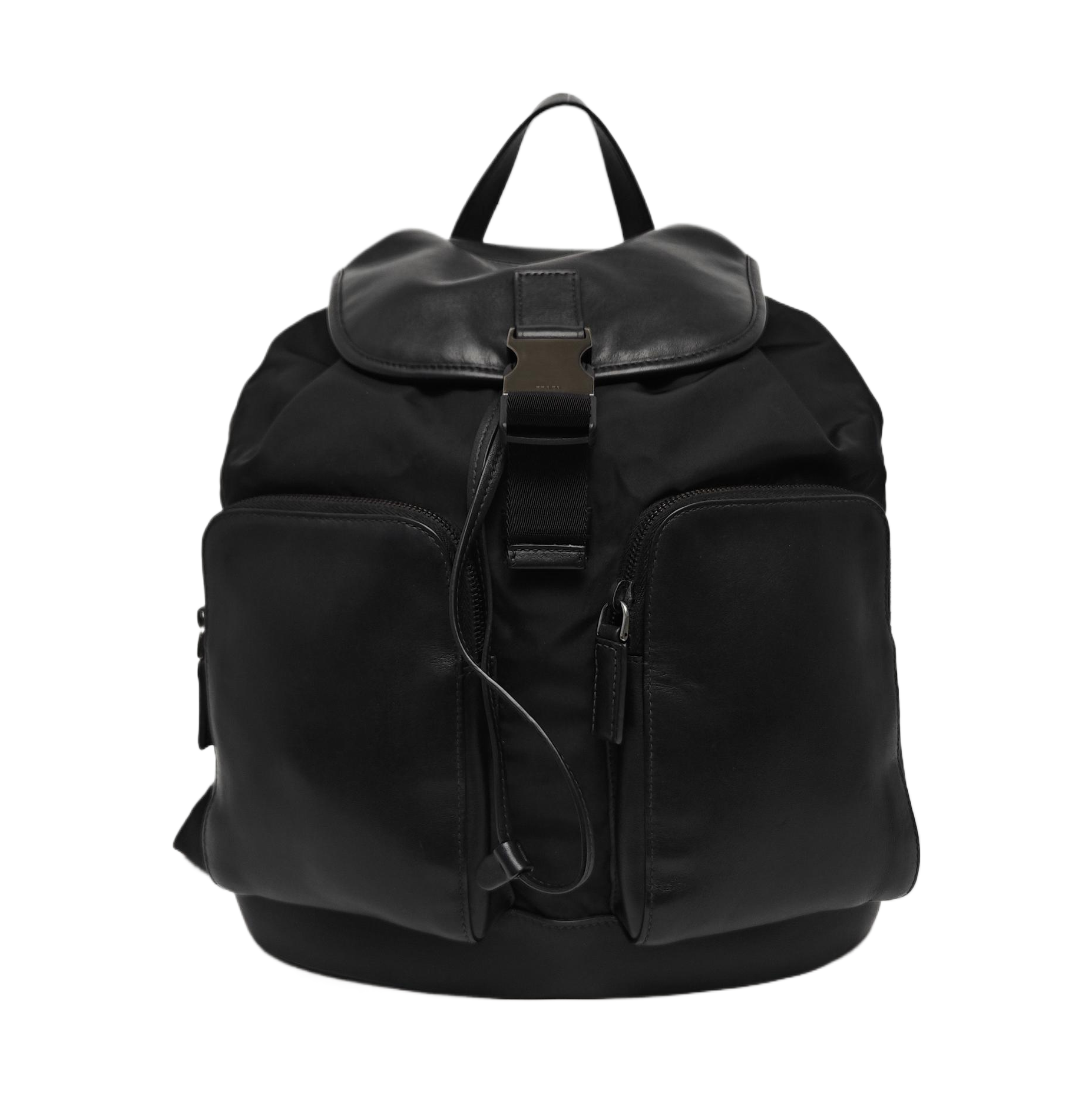 Nylon Backpack Black