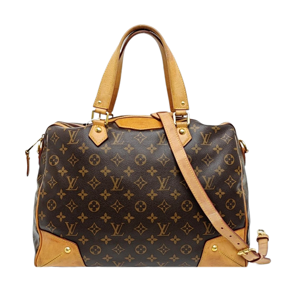 RETIRO GM Monogram Coated Canvas Brown