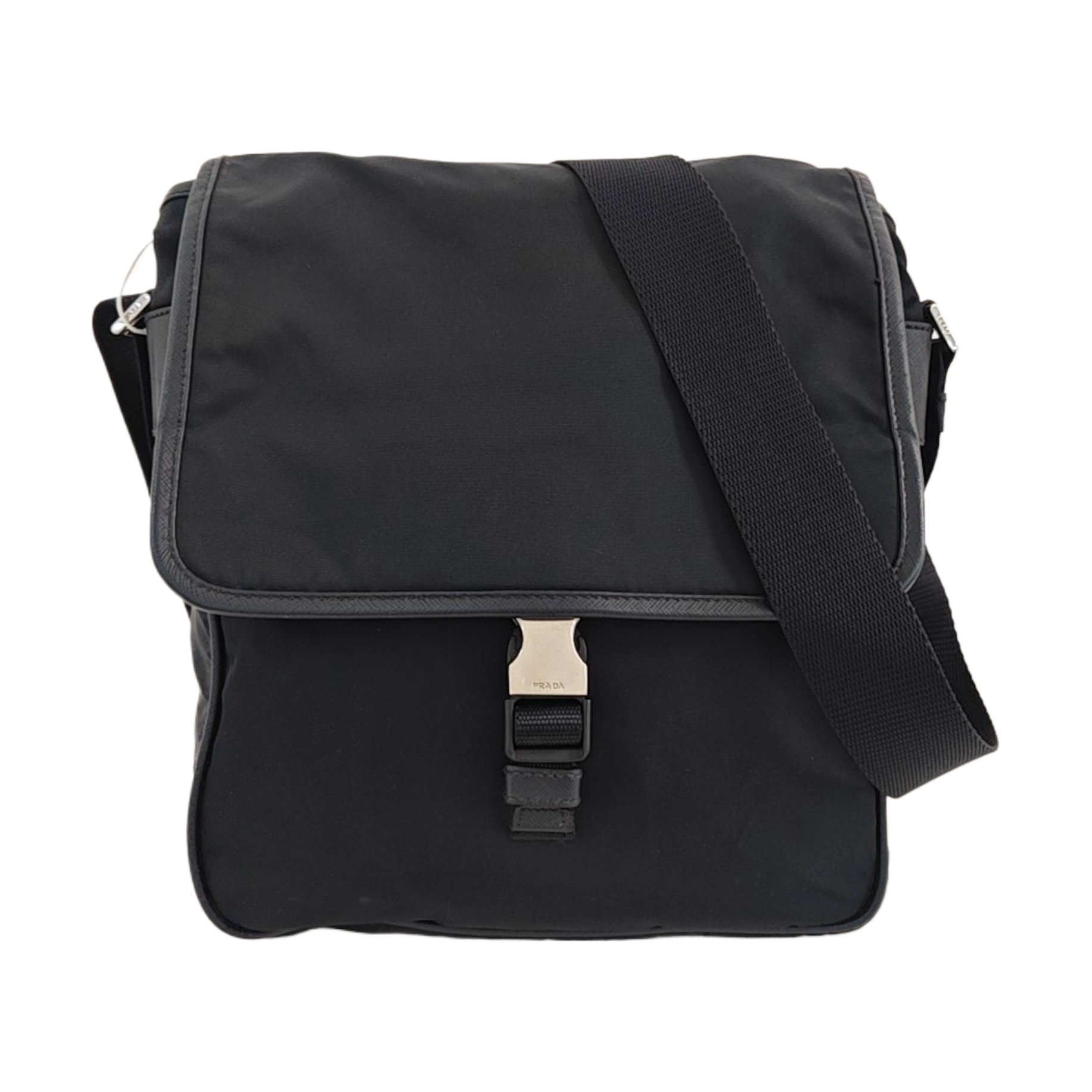Fabric Shoulder Bag Blue