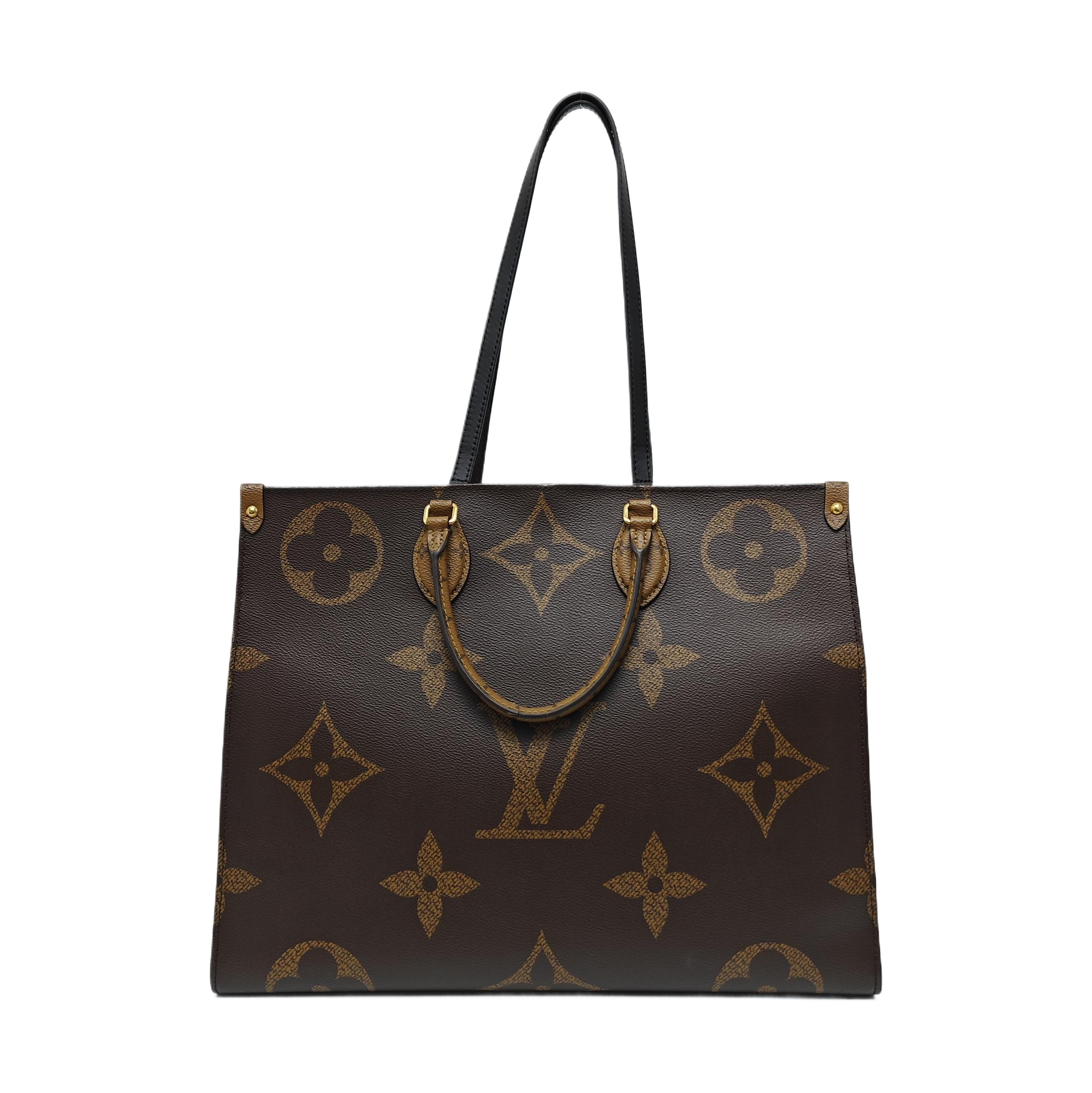 ONTHEGO GM Monogram Coated Canvas Brown