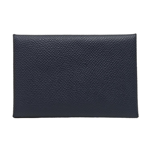 Calvi Epsom Blue Card Holder