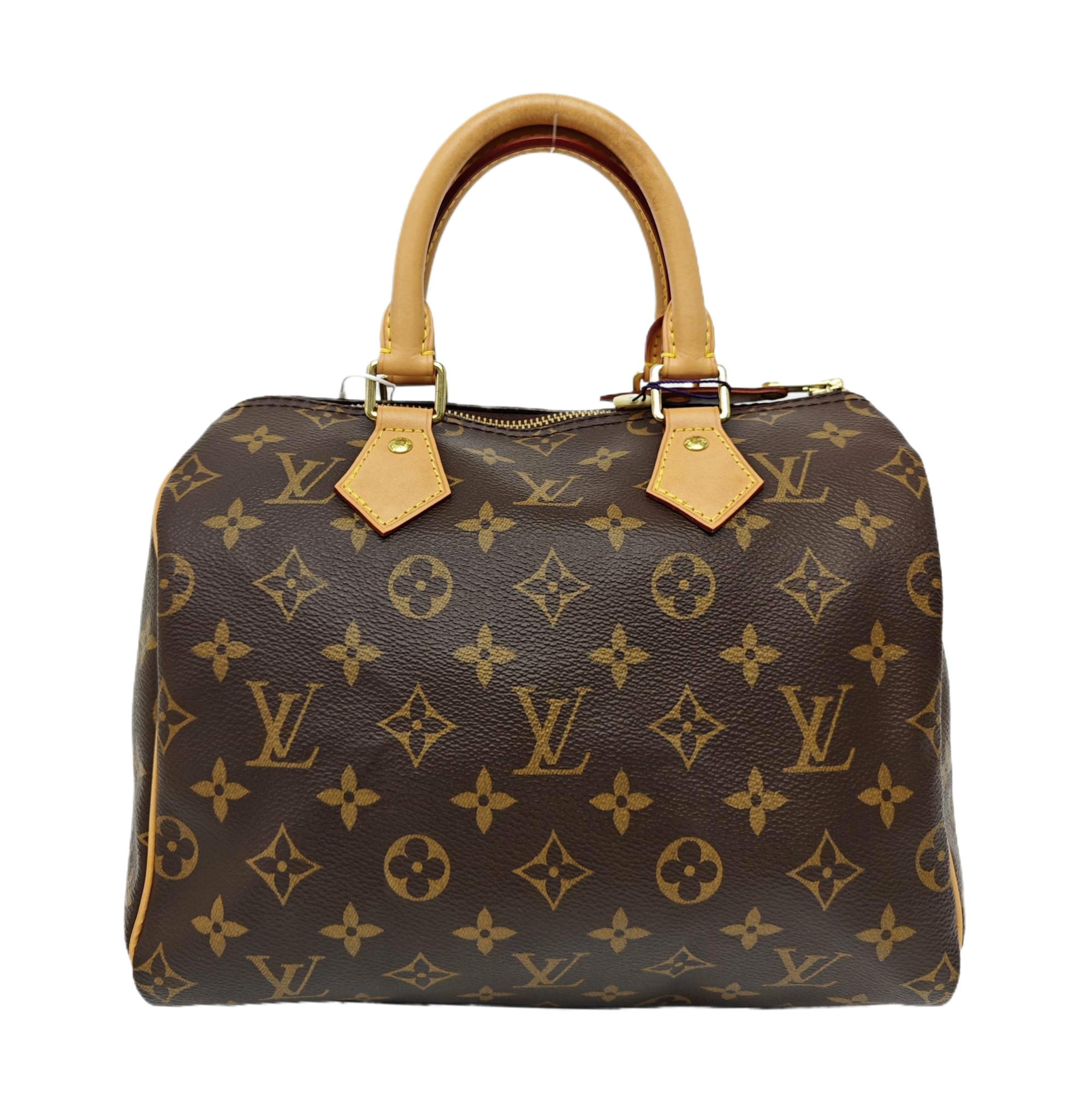 SPEEDY 25 Monogram Coated Canvas Brown