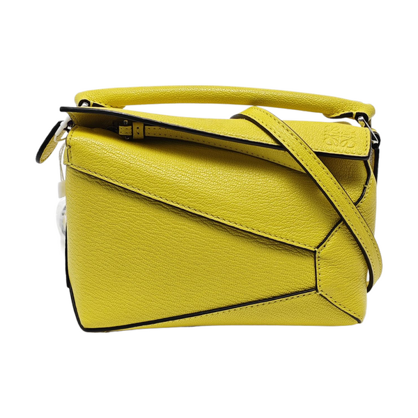 Puzzle Mini Lambskin Yellow