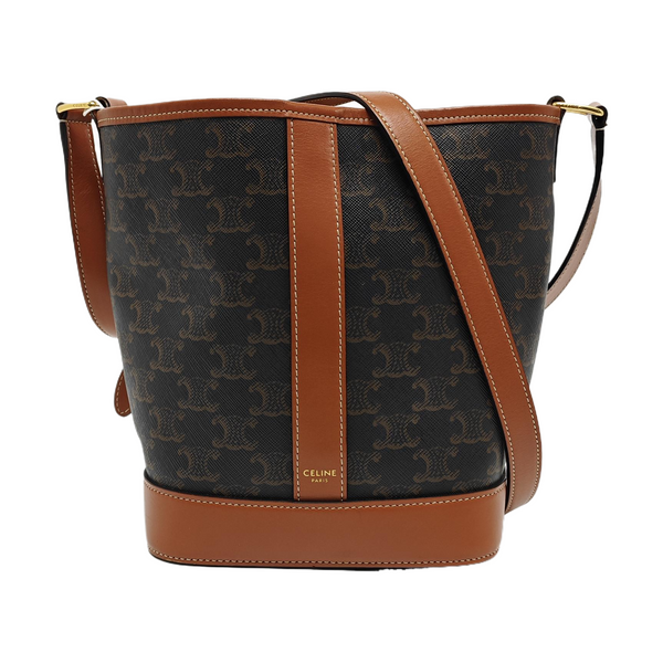 TRIOMPHE CANVAS Small Coated Canvas Brown