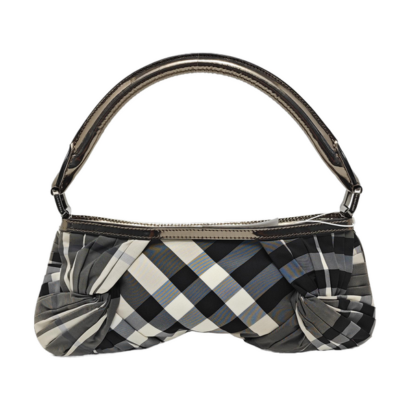 Nylon Shoulder Bag Large Gray