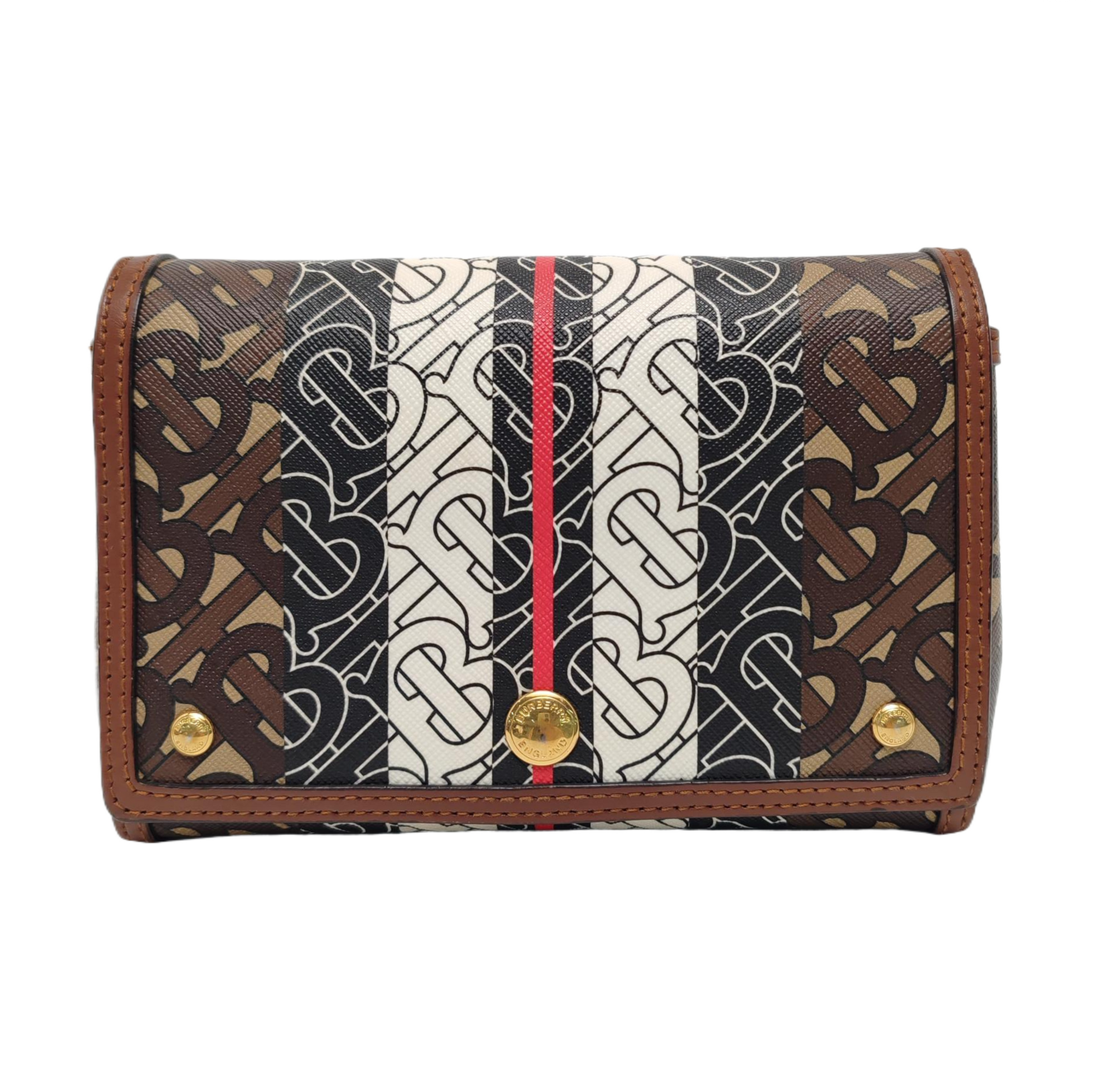 Crossbody Bag Coated Canvas Multicolor