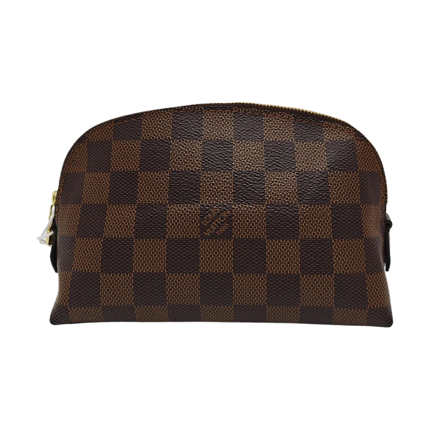 COSMETIC PM Damier Ebene Coated Canvas Brown