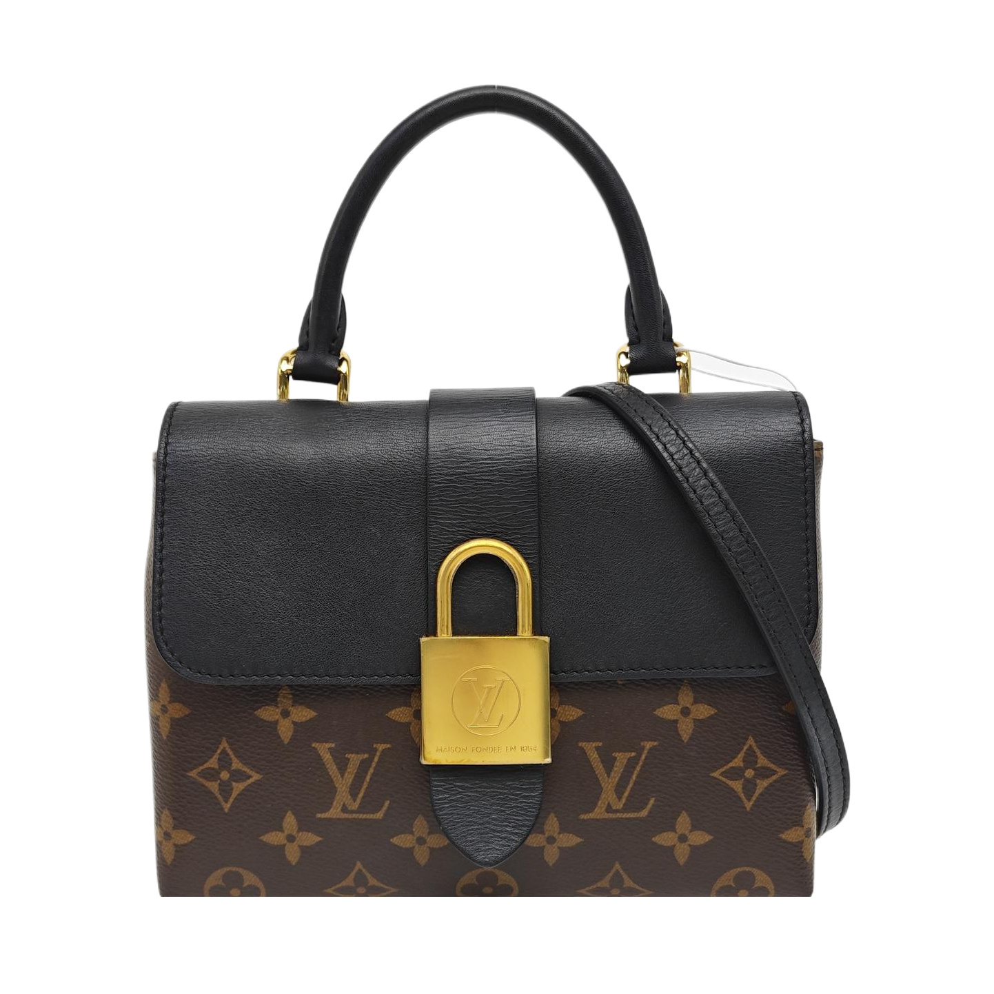 LOCKY BB Monogram Coated Canvas Brown
