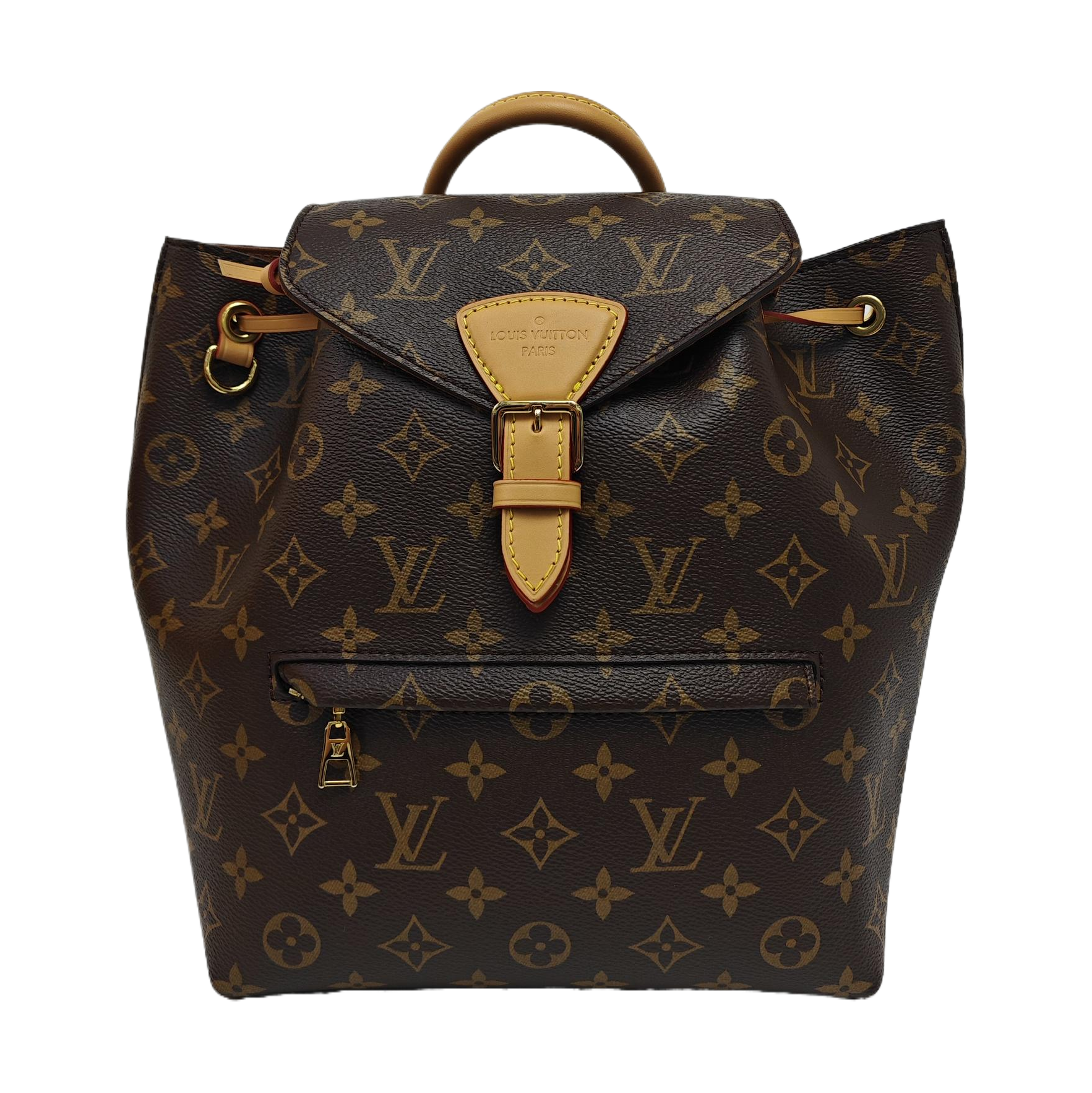 MONTSOURIS PM Monogram Coated Canvas Brown