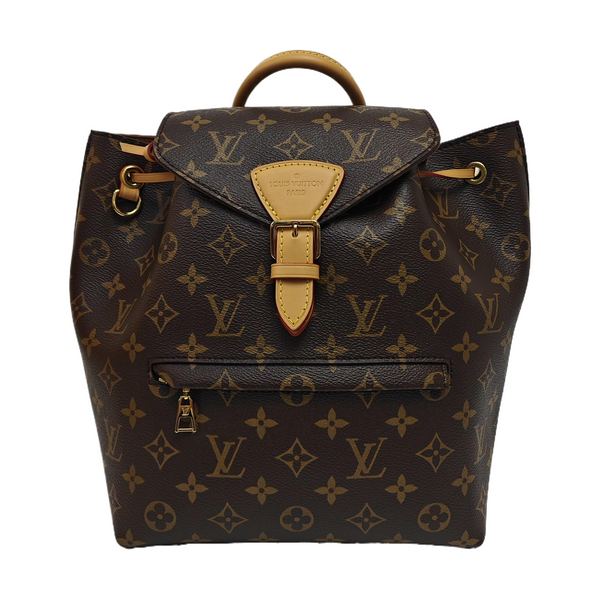 MONTSOURIS PM Monogram Coated Canvas Brown