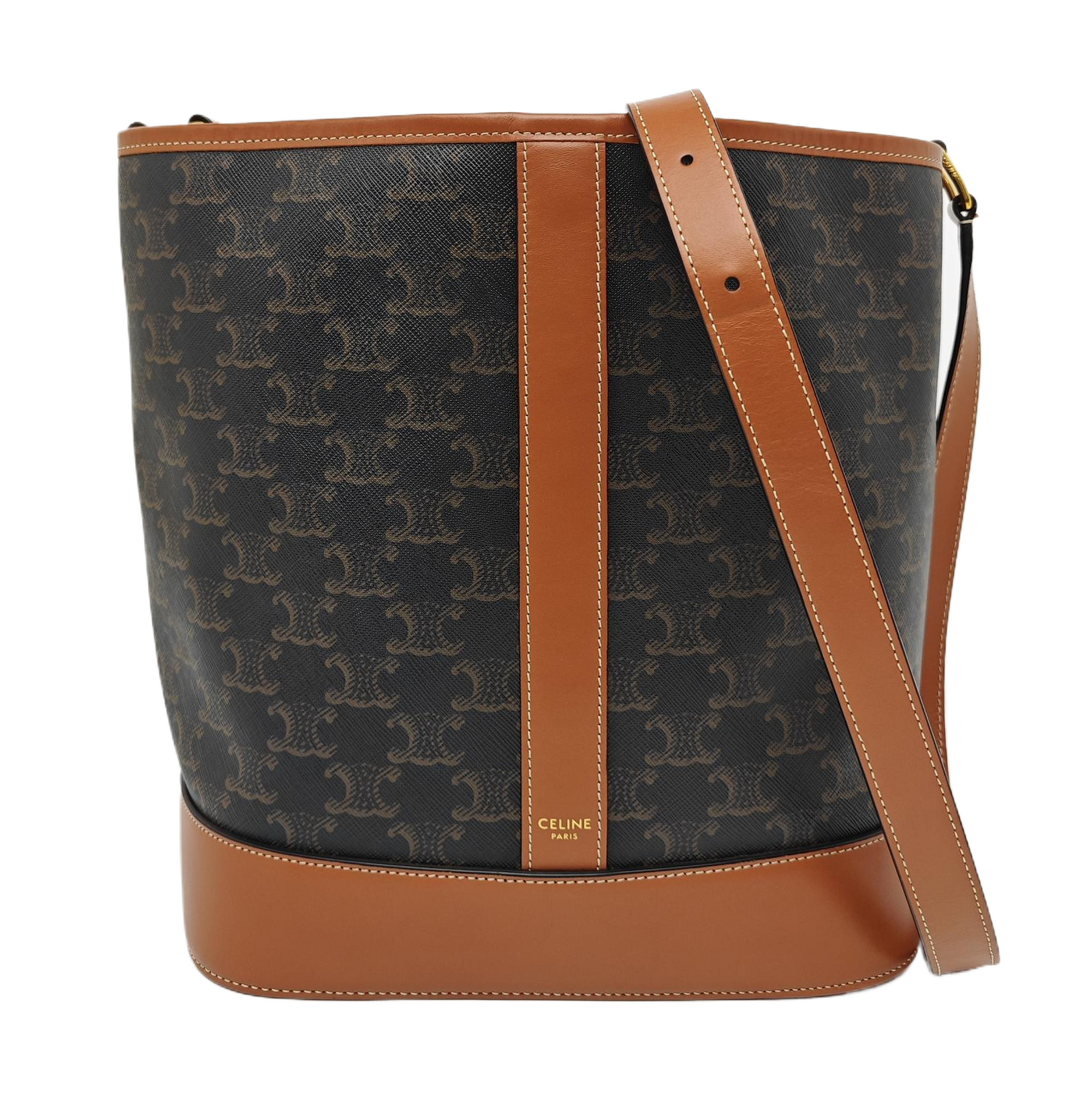 TRIOMPHE CANVAS Medium Coated Canvas Brown