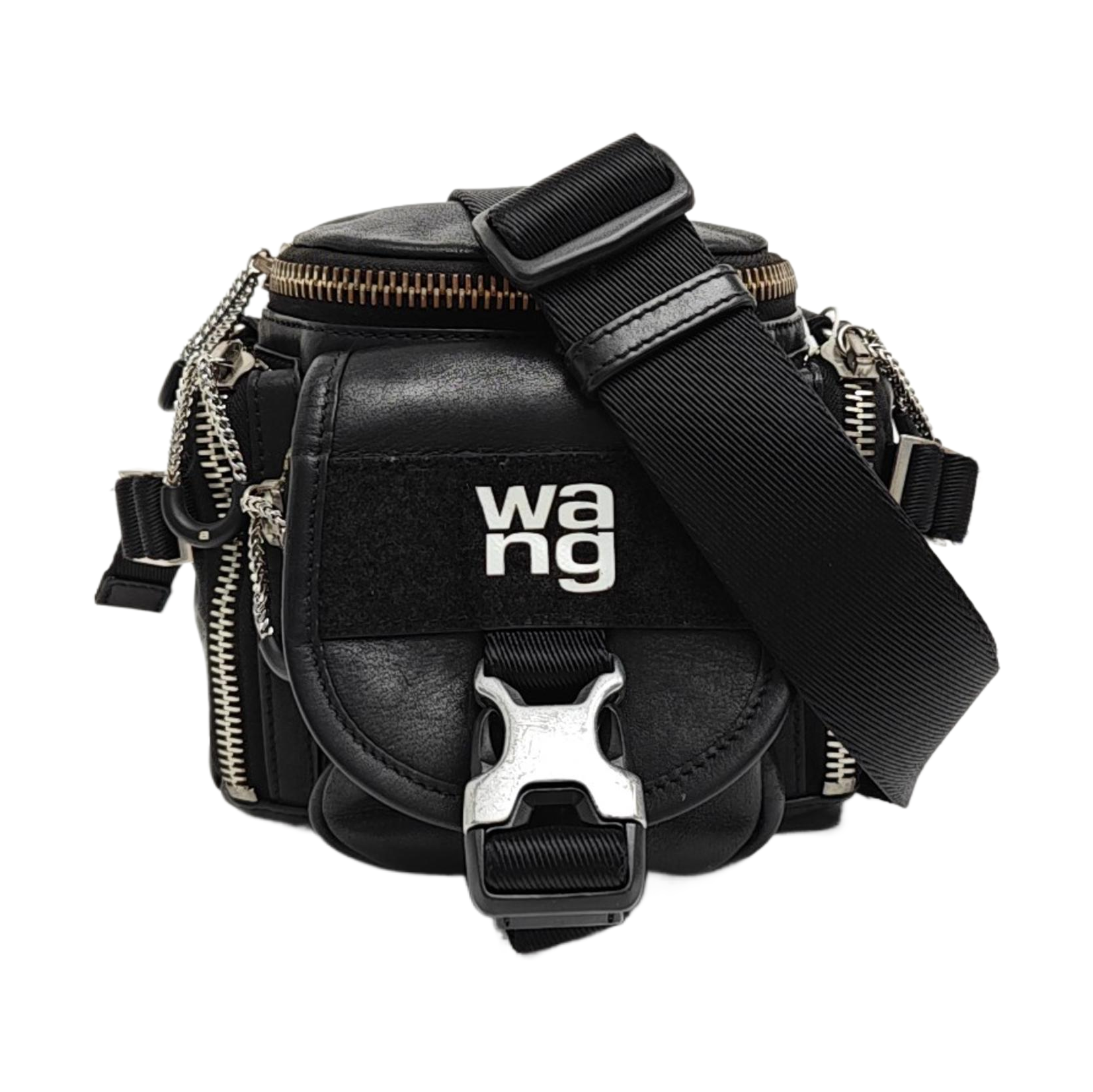 Calfskin Shoulder Bag Black