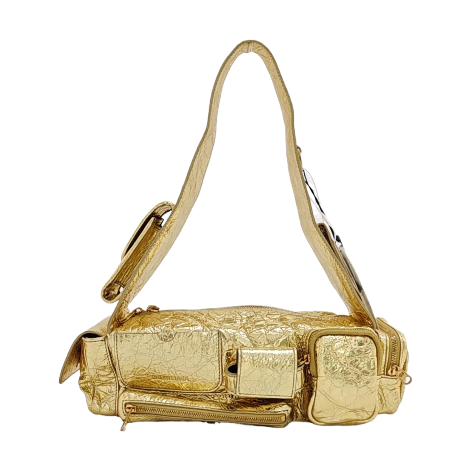 Lambskin Shoulder Bag Gold