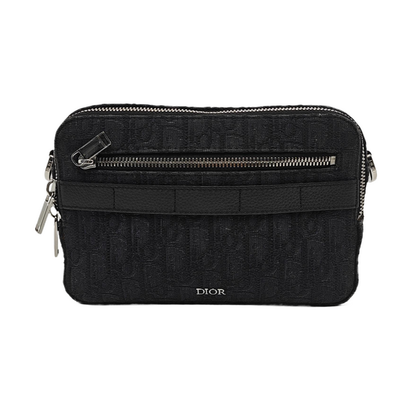 Safari Oblique Canvas Black