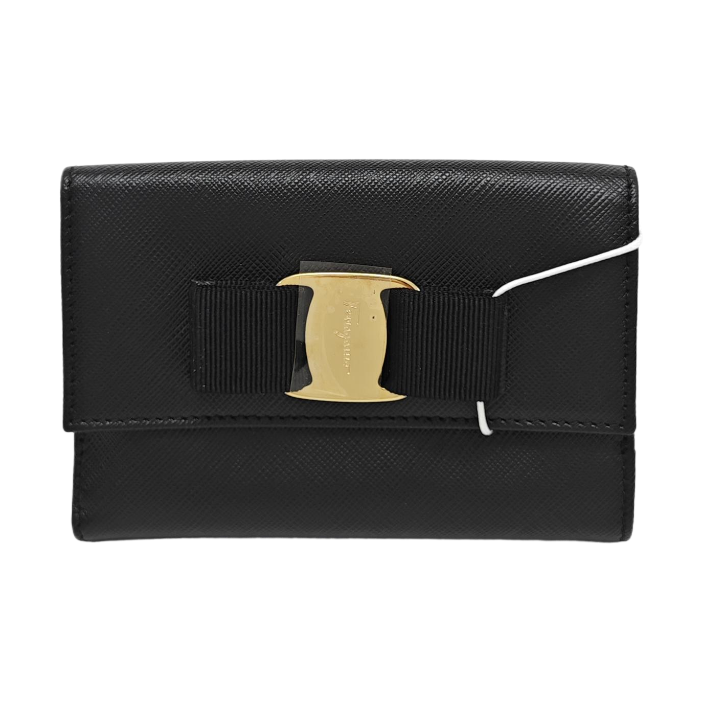 Authenticated pre-owned  Vara Calfskin Black Card Holder - Wallet at Looply