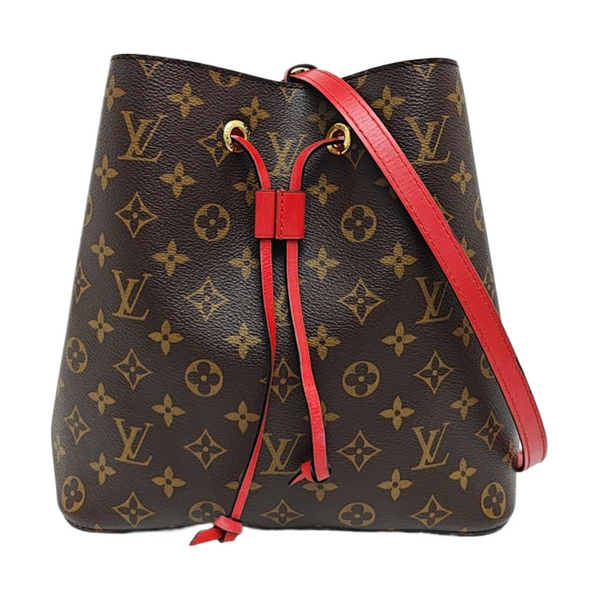 NÉONOÉ MM Monogram Coated Canvas Brown