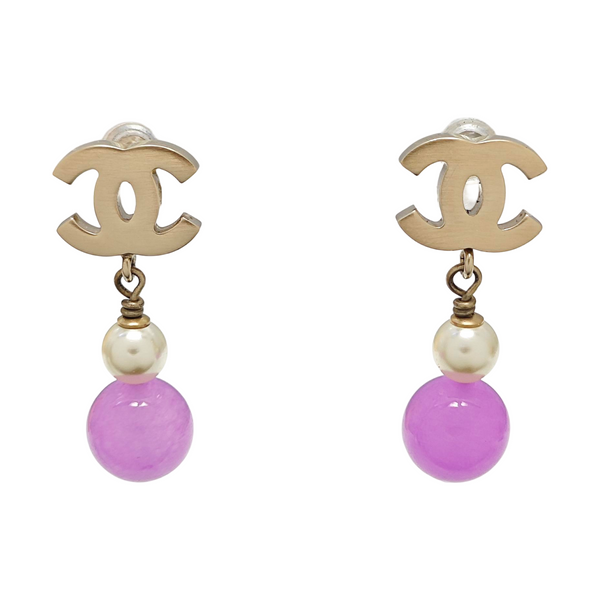Metal Gold Stud Earrings