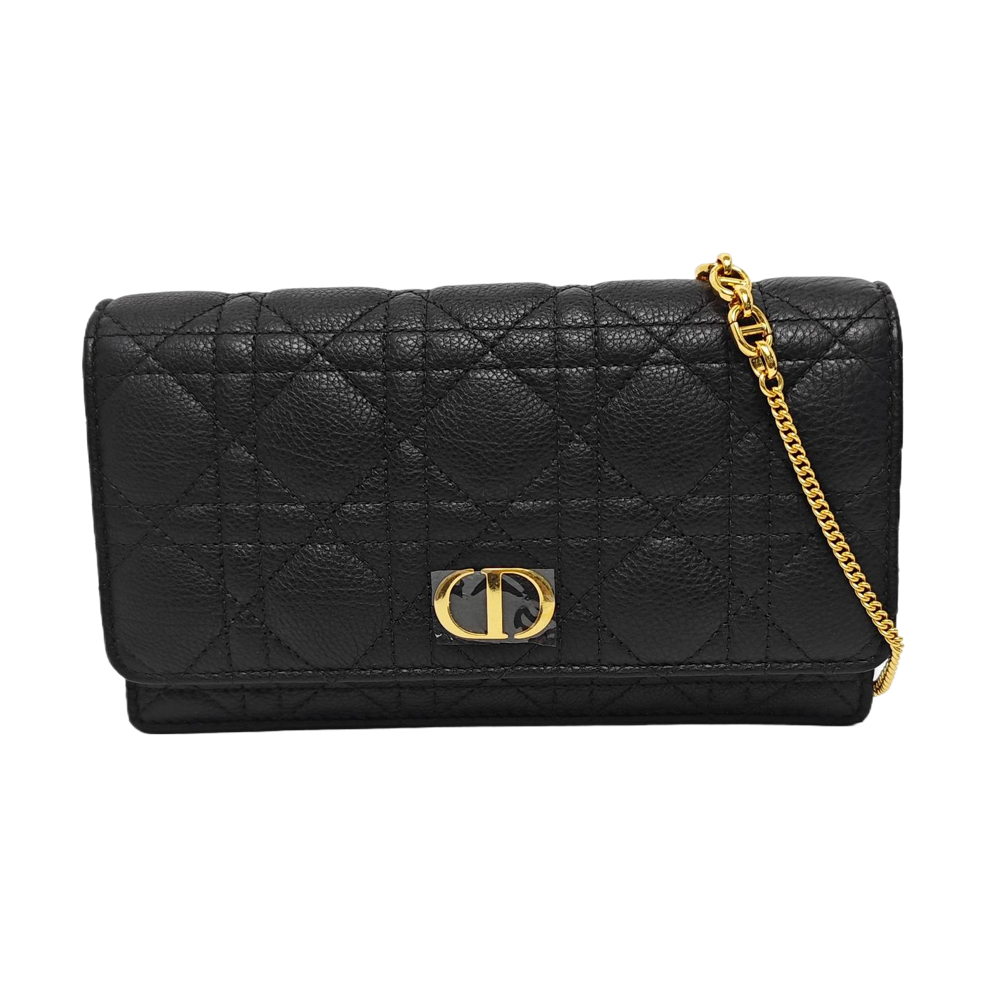 Dior Caro Small Cannage Calfskin Black