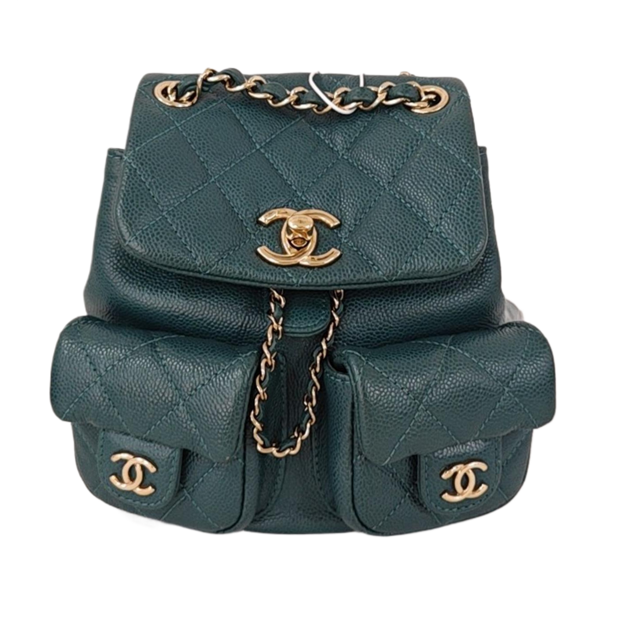 DUMA Quilted Calfskin Green
