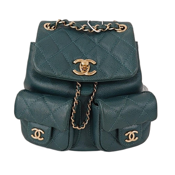 DUMA Quilted Calfskin Green