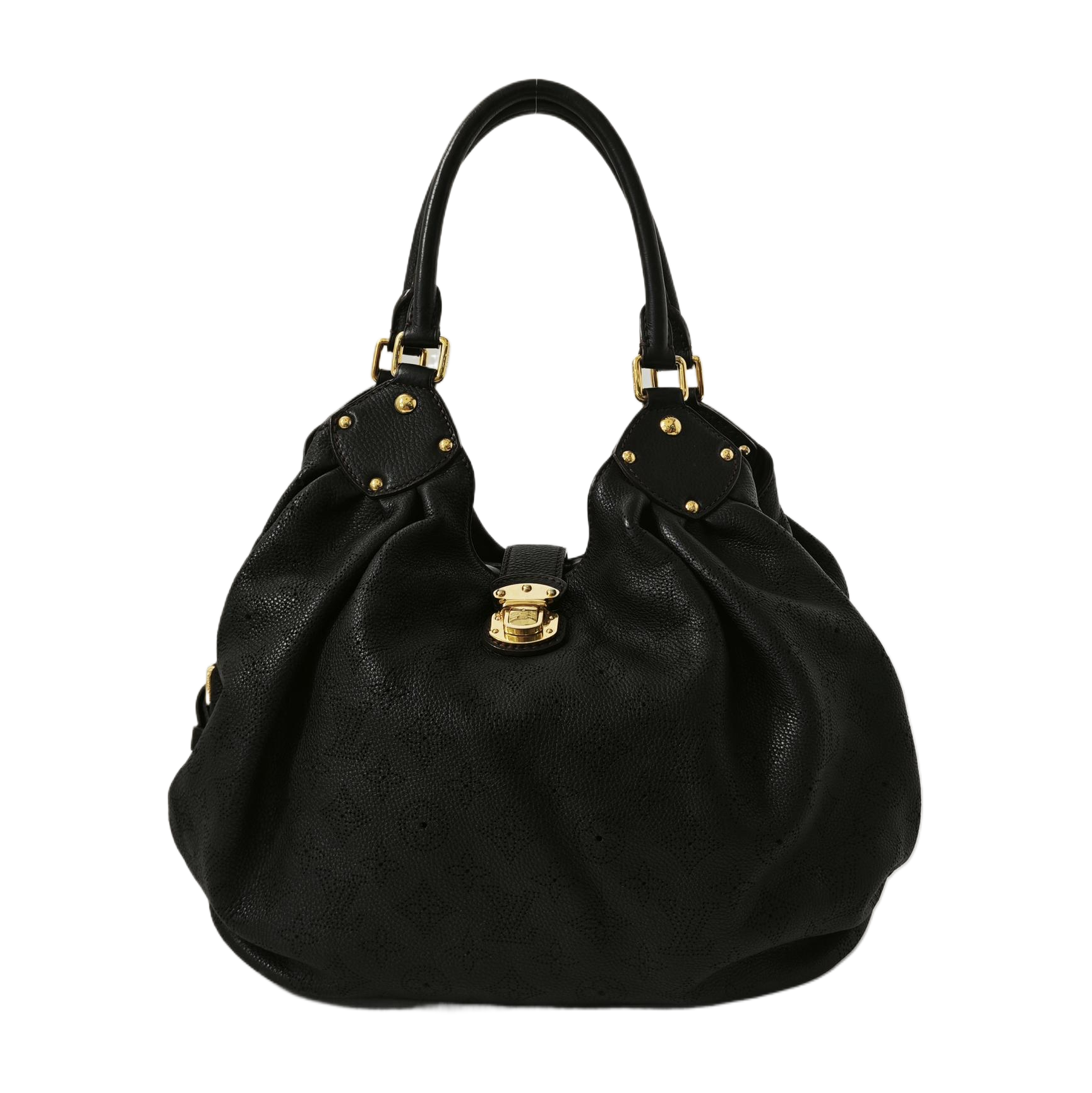 MAHINA Monogram Calfskin Black