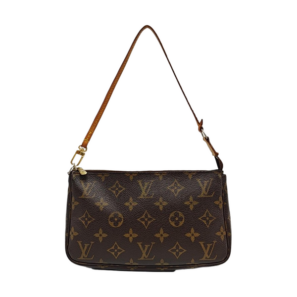 ACCESSOIRES Monogram Coated Canvas Brown