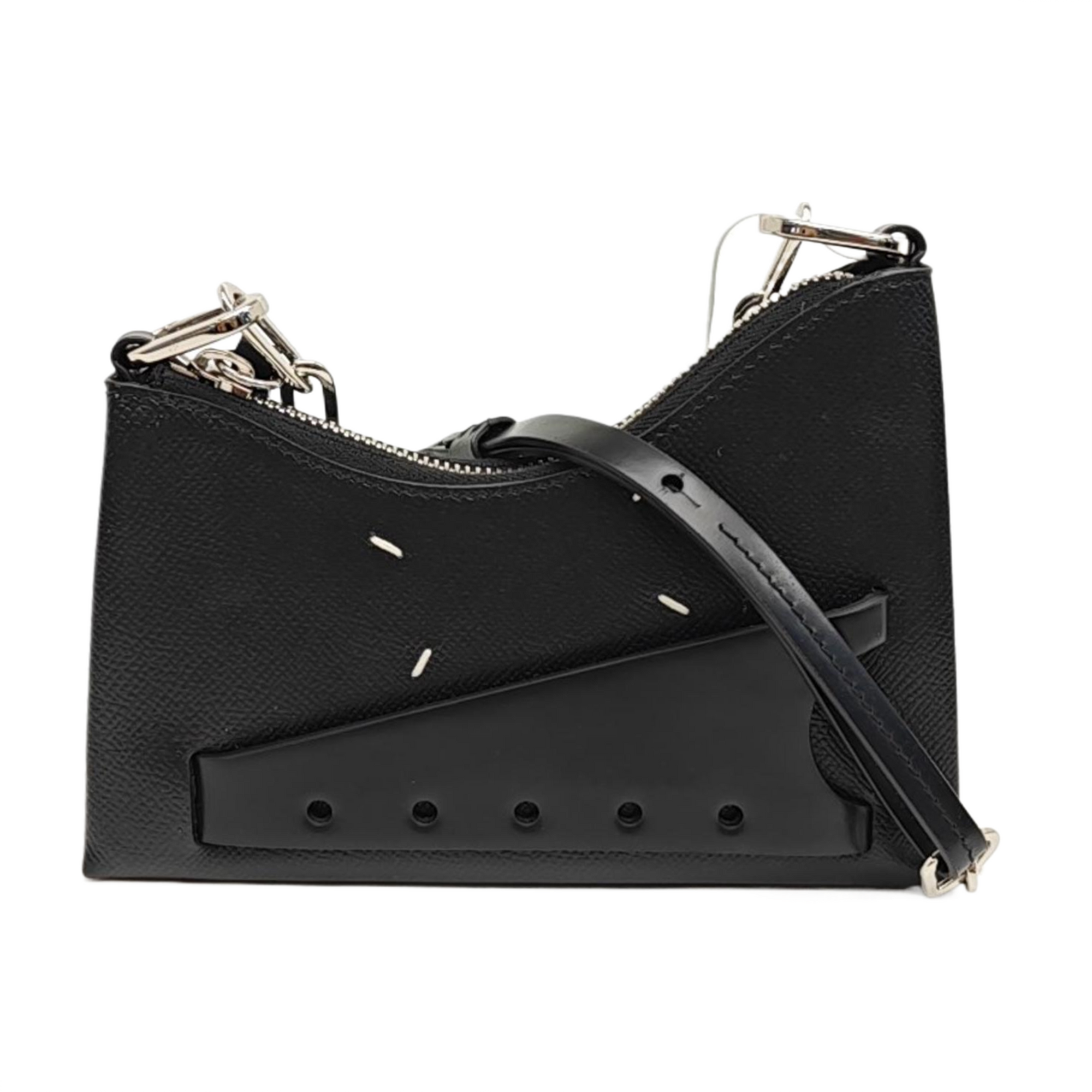 Calfskin Shoulder Bag Super Mini Black