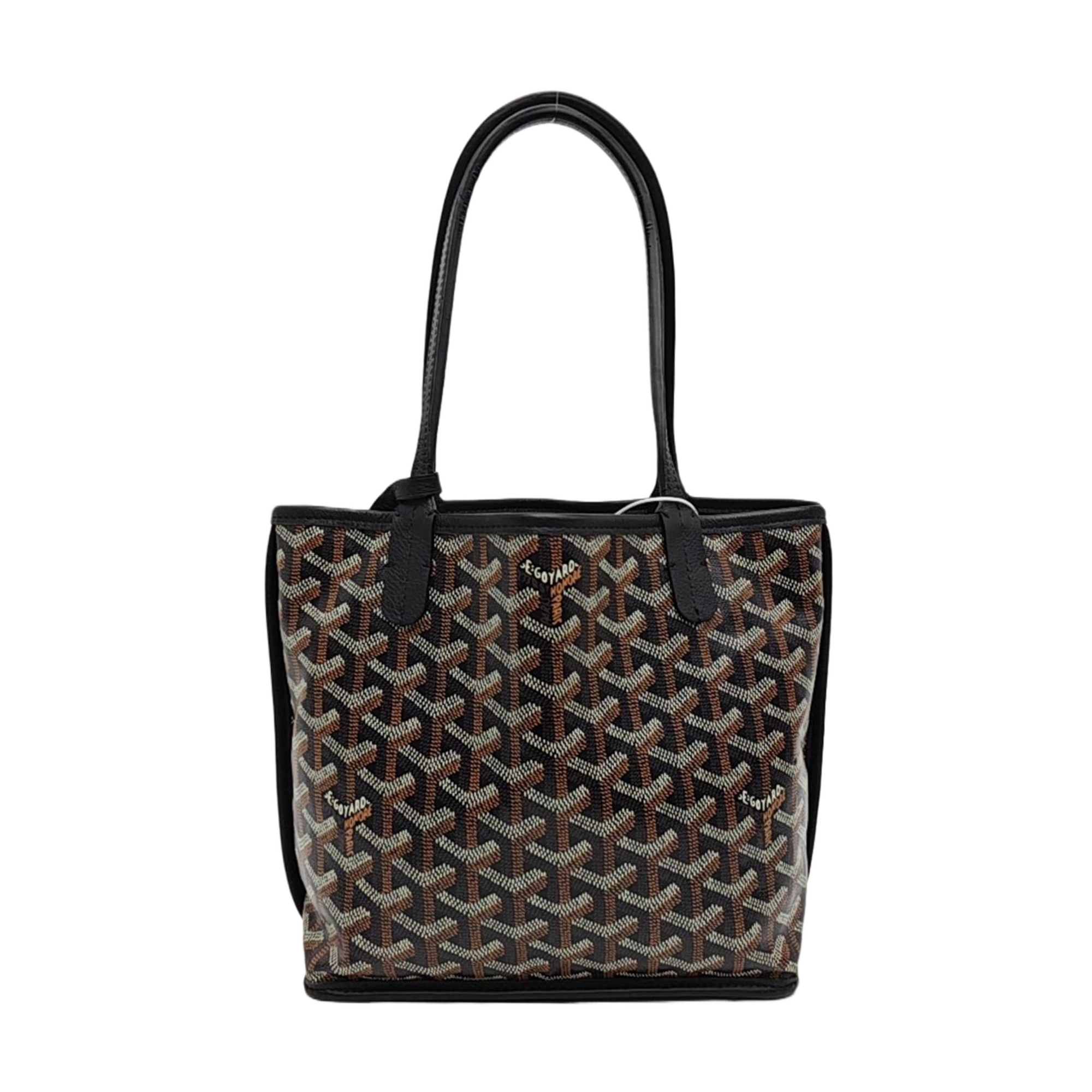 Anjou Mini Coated Canvas Black