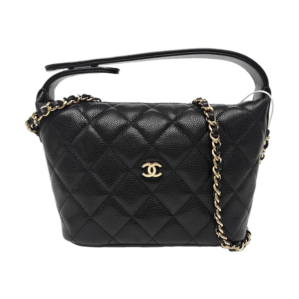 HOBO Quilted Grained Calfskin Black