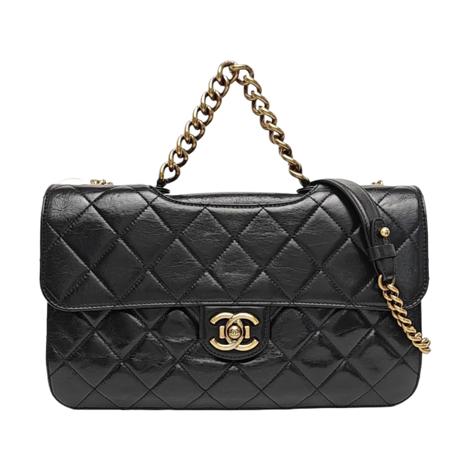 PREFECT EDGE Quilted Calfskin Black