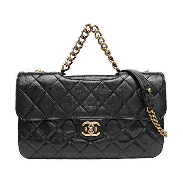 PREFECT EDGE Quilted Calfskin Black