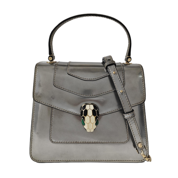 SERPENTI FOREVER Small Calfskin Gray