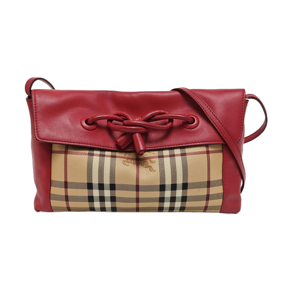 Coated Canvas Shoulder Bag Beige