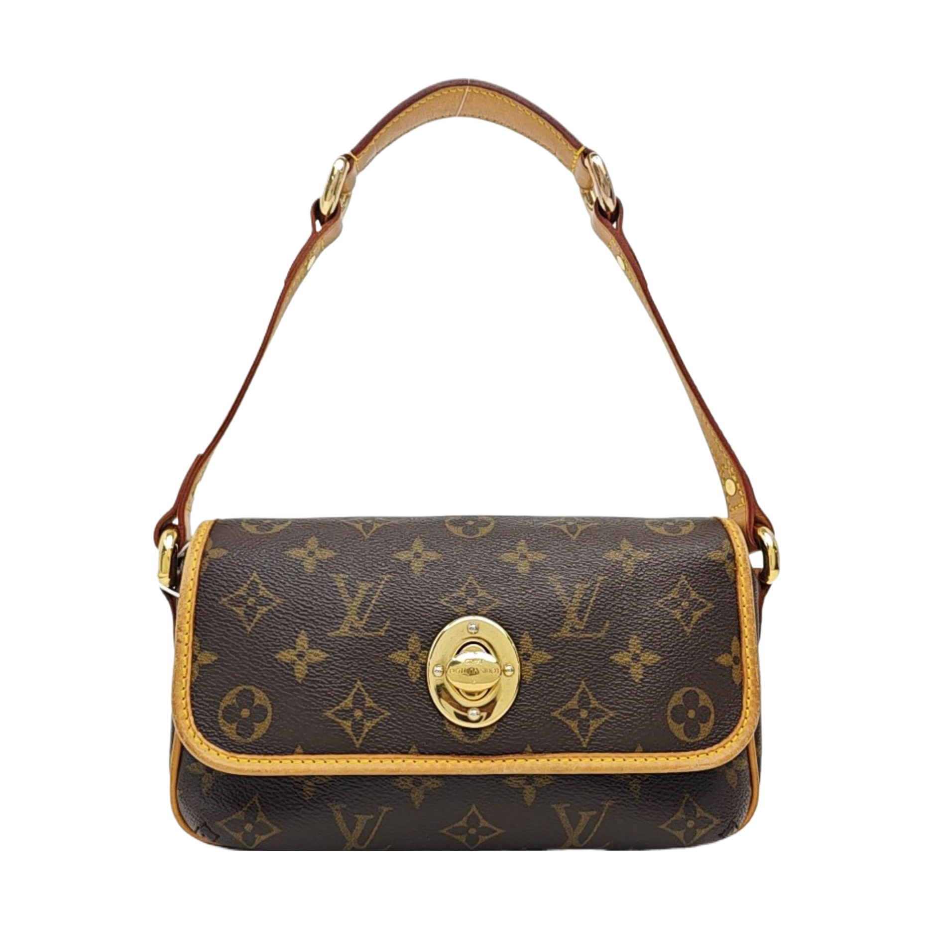 TIKAL Monogram Coated Canvas Brown