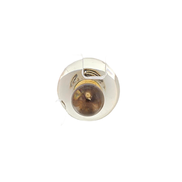 Dior Tribales Resin Clear Stud Earrings