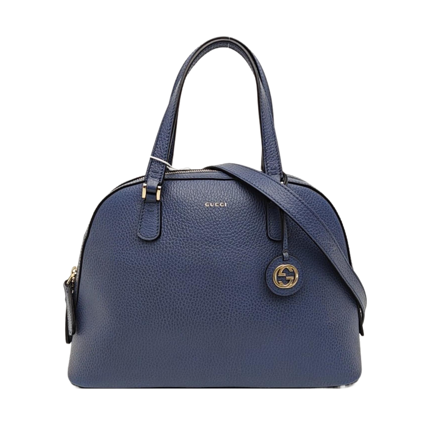 Calfskin Shoulder Bag Blue