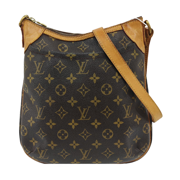 ODEON Monogram Coated Canvas Brown