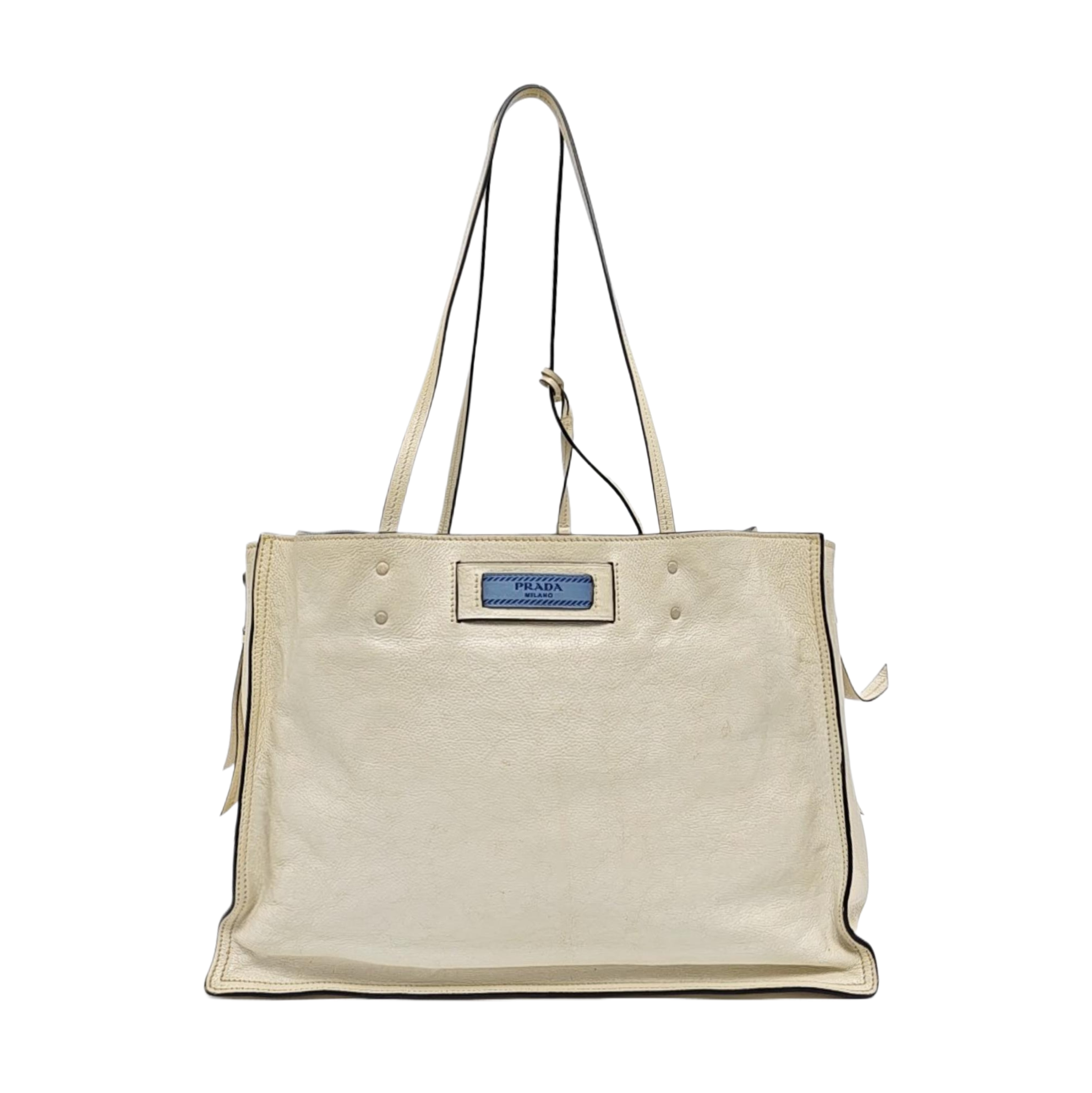 Etiquette Calfskin White