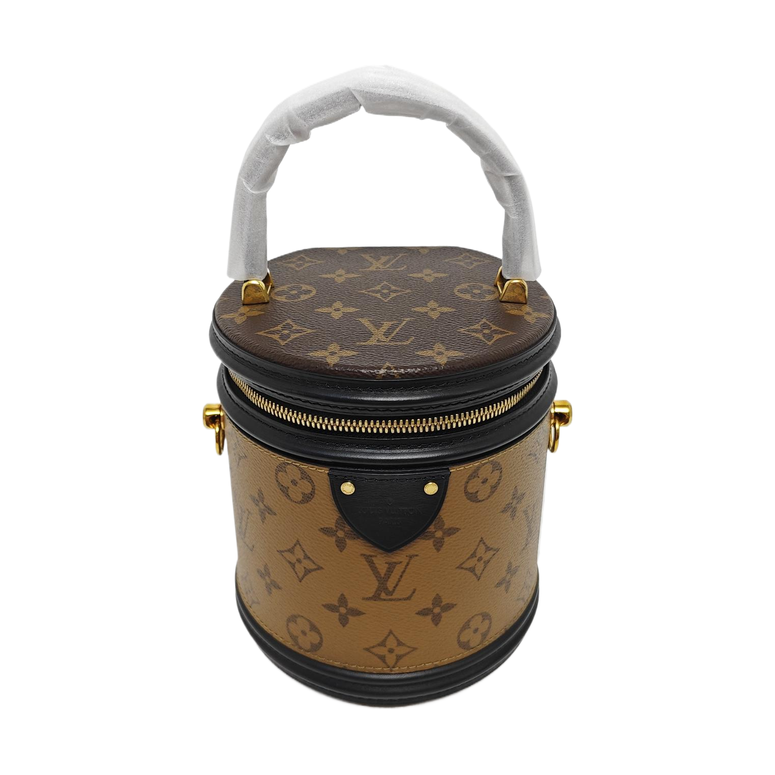CANNES PM Monogram Coated Canvas Brown