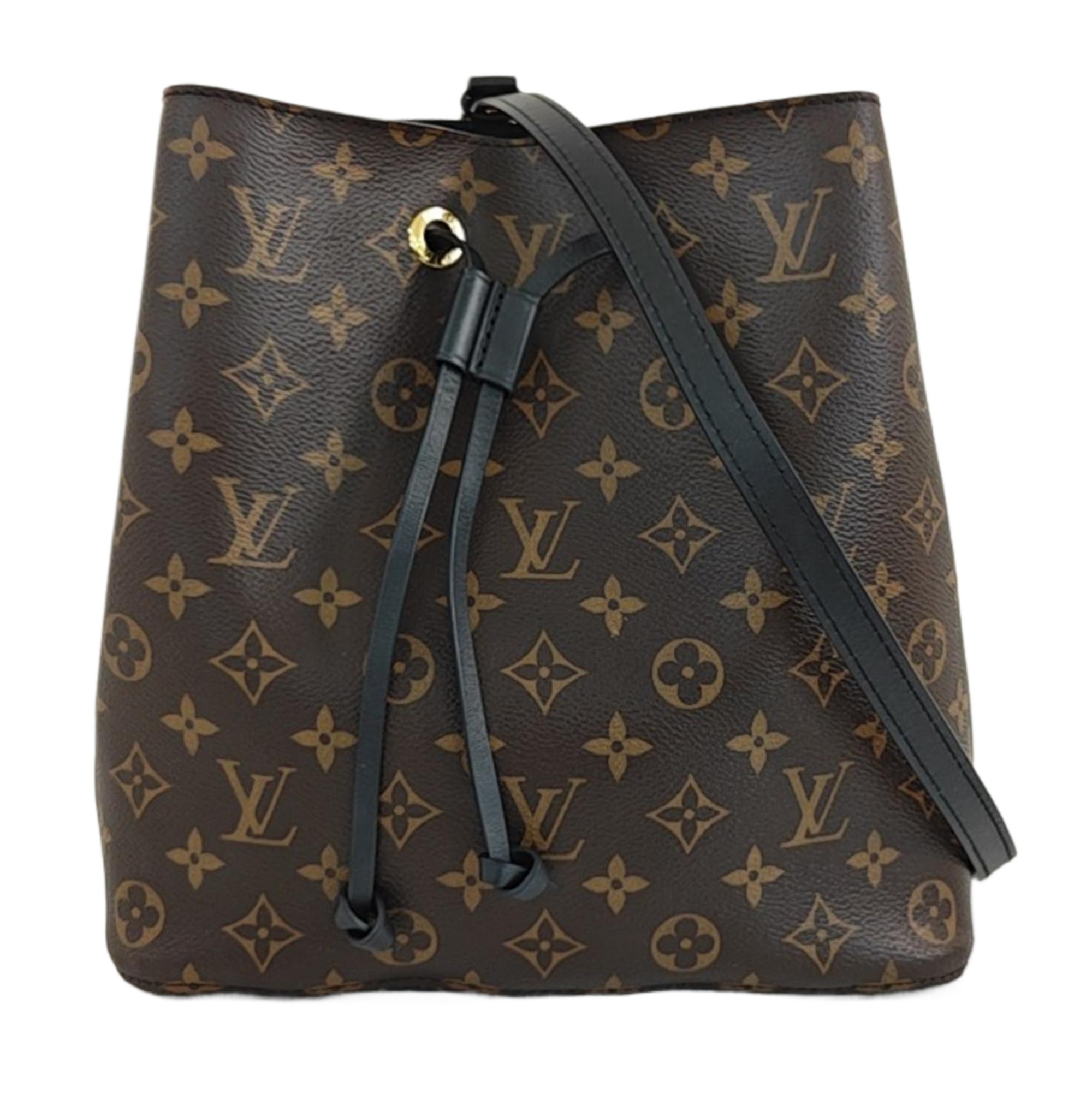 NÉONOÉ MM Monogram Coated Canvas Brown