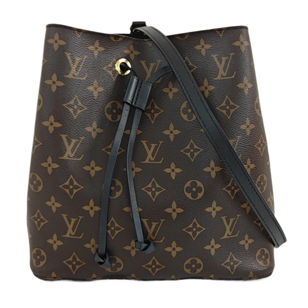 NÉONOÉ MM Monogram Coated Canvas Brown