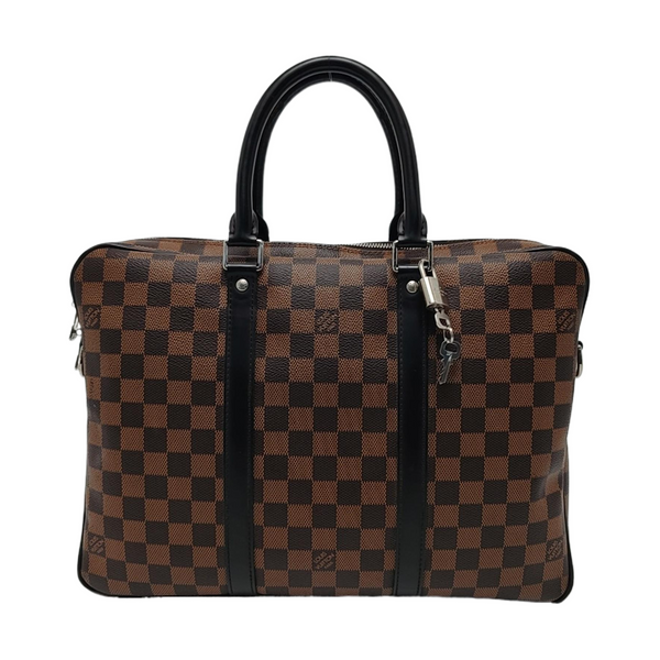 PORTE-DOCUMENTS PM Damier Ebene Coated Canvas Brown
