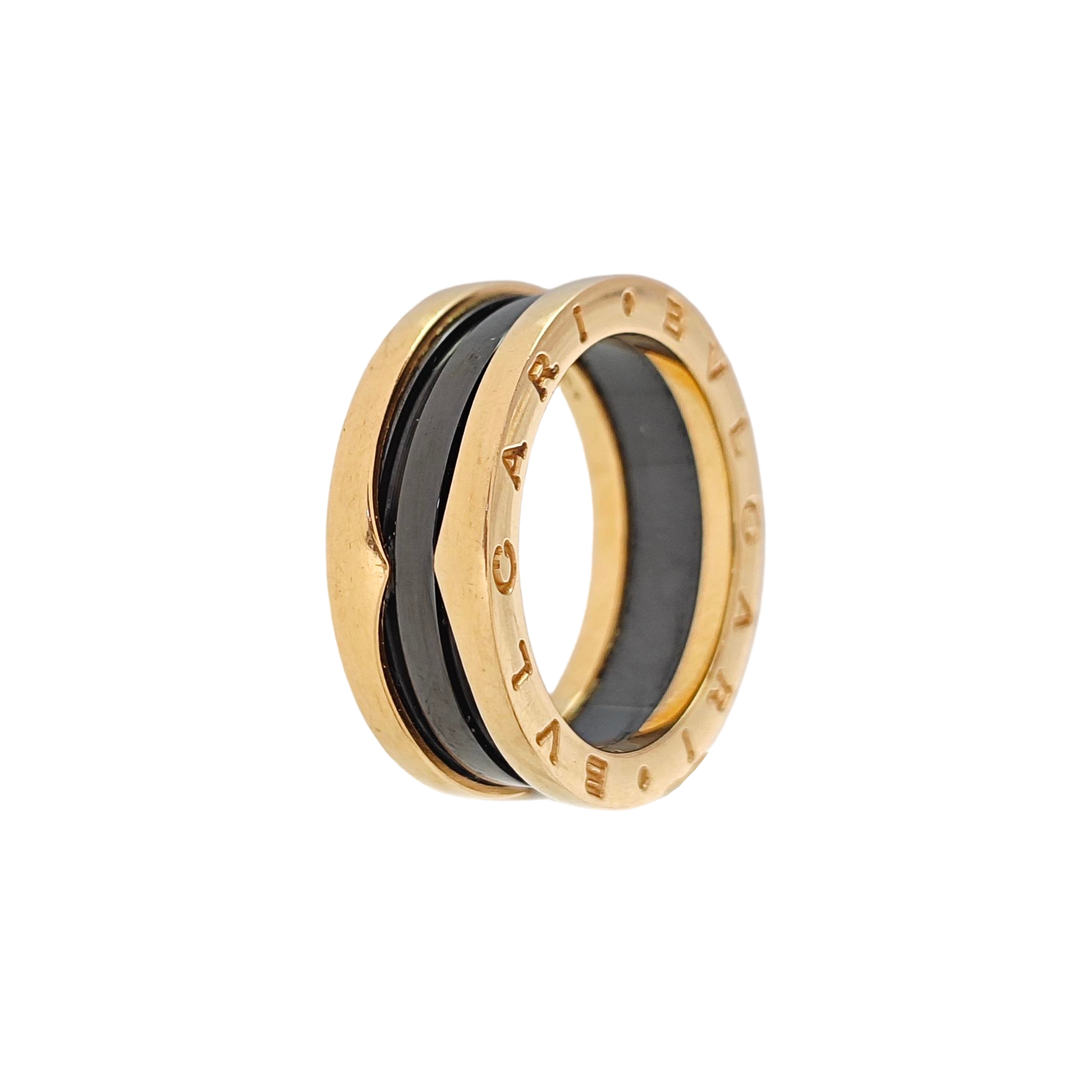 B.ZERO1 18k Rose Gold Ring EU 56