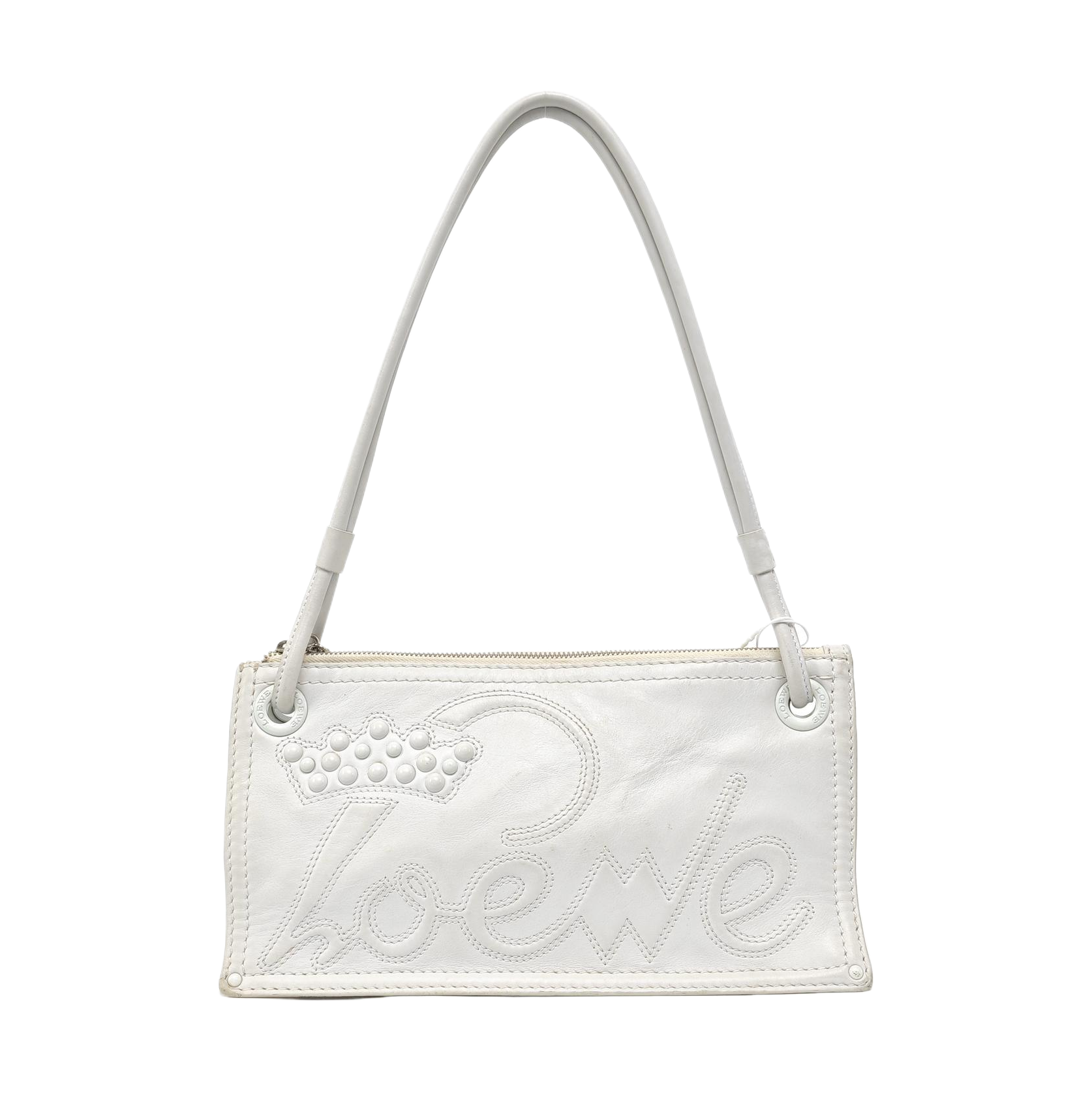 Quilted Calfskin White