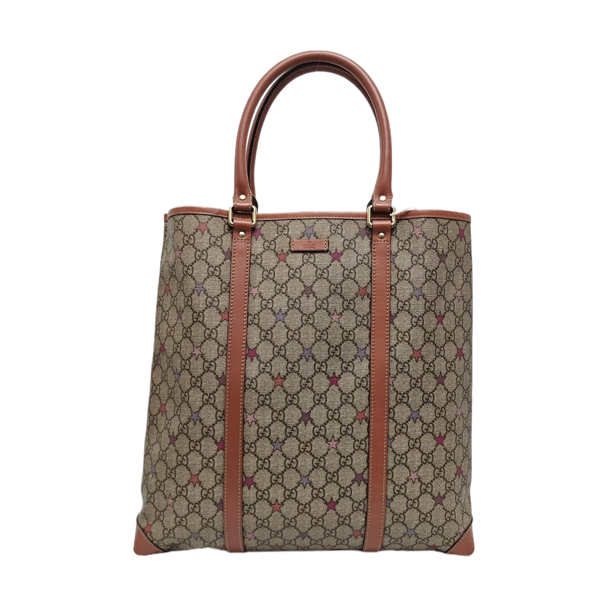 Monogram Coated Canvas Tote Bag Black
