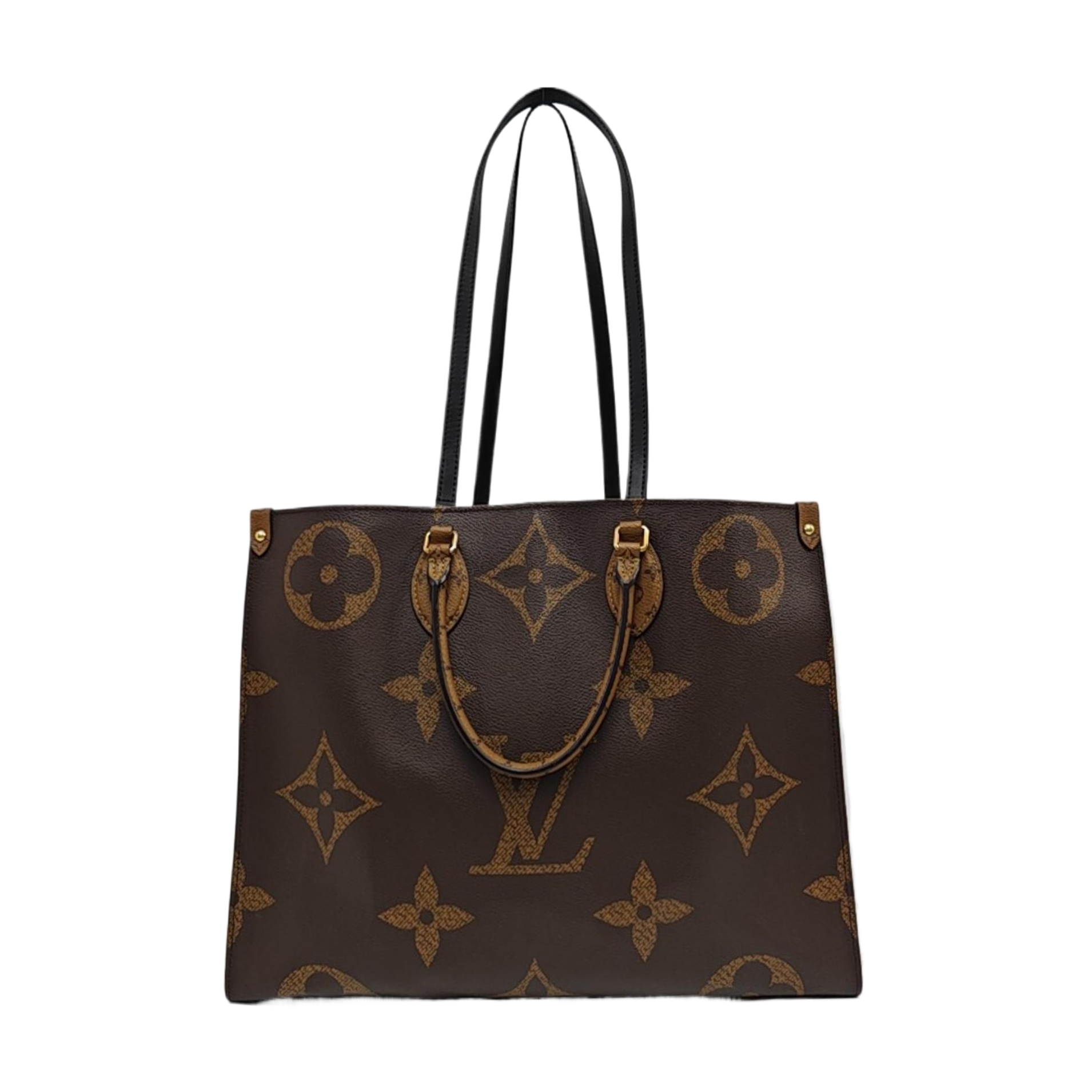 ONTHEGO GM Monogram Coated Canvas Brown