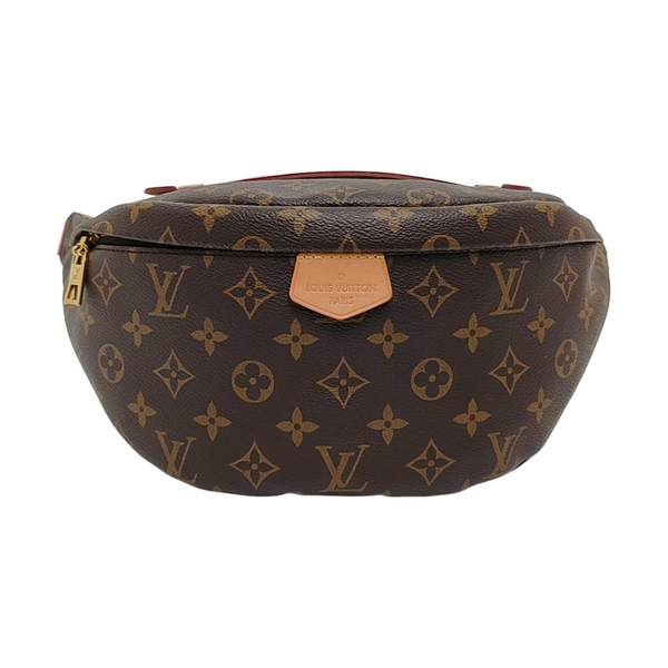 BUMBAG Monogram Coated Canvas Brown
