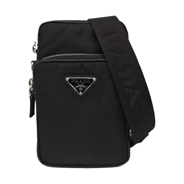 Nylon Shoulder Bag Black