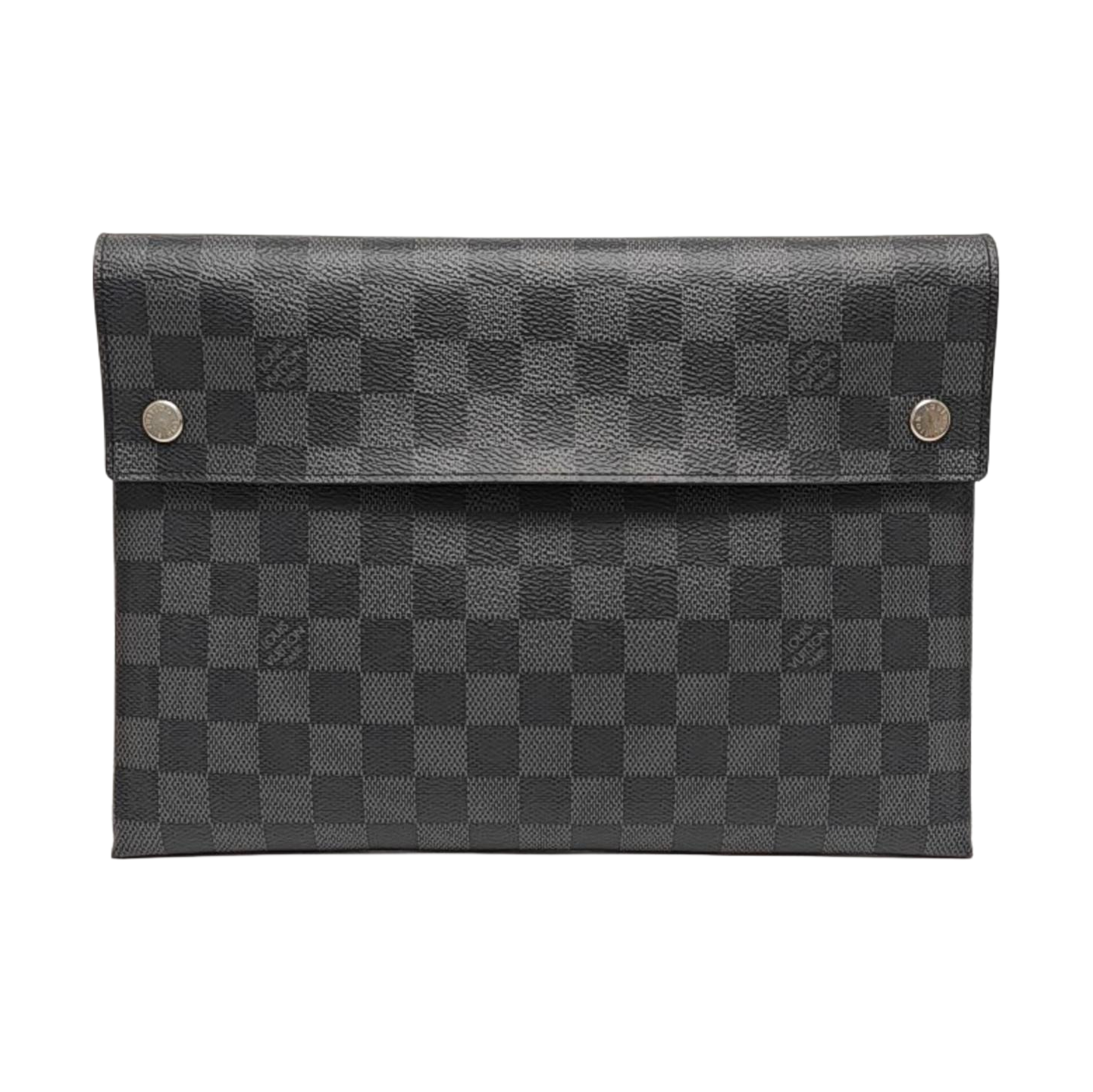 ALPHA Damier Graphite Coated Canvas Gray
